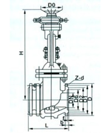 Electric discharge gate valve