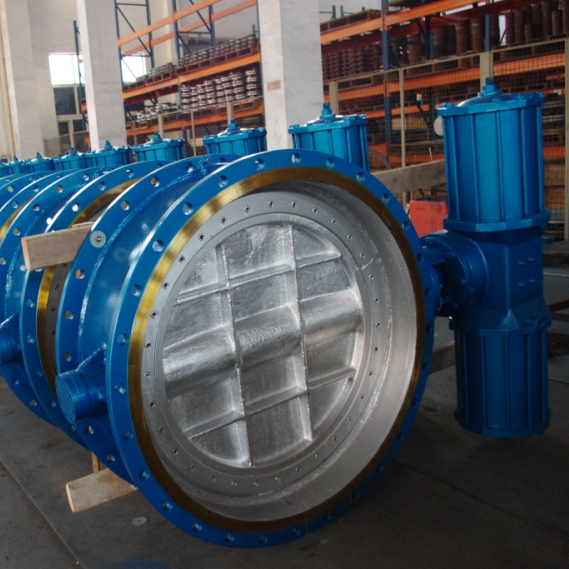 Flange end butterfly valve