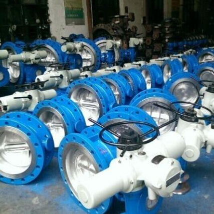 Metal seal electrical butterfly valve